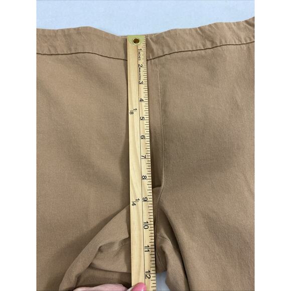 Talbot Pants Womens Size 12 Brown Chatham Ankle Stretch Slacks‎ Button Ankle - Picture 10 of 12
